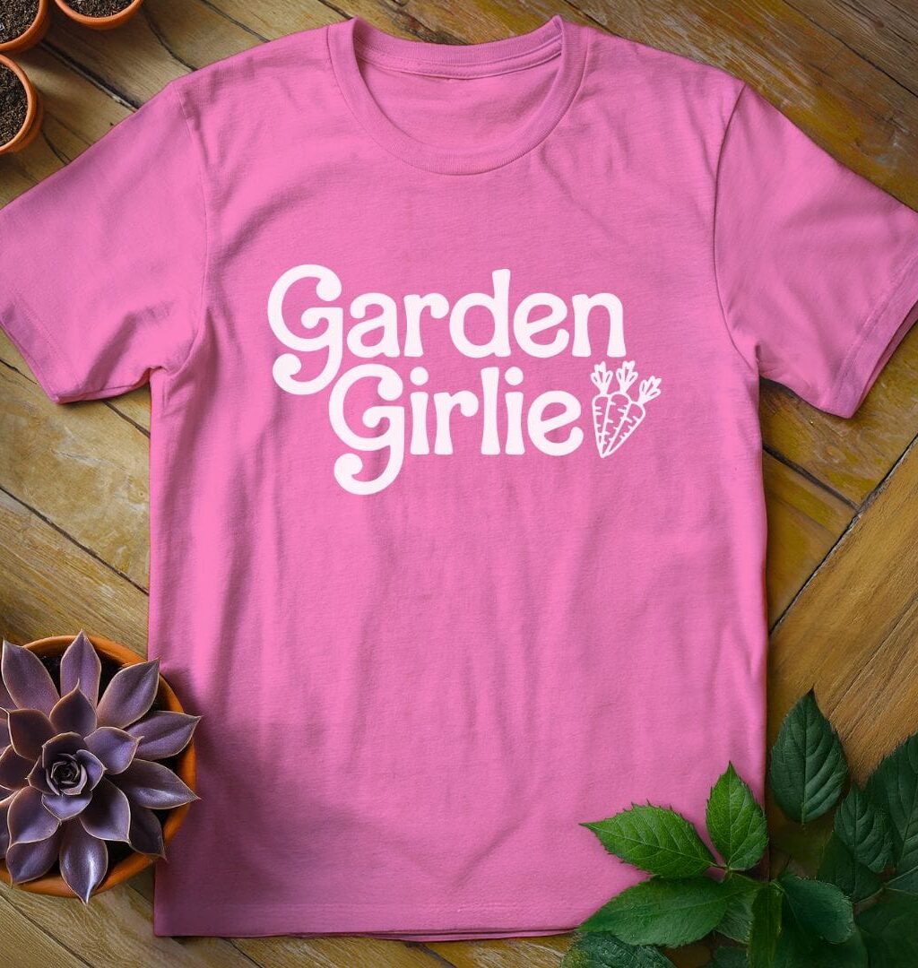 Garden Girlie T-Shirt - Gardeners, Plant Lovers Gifts