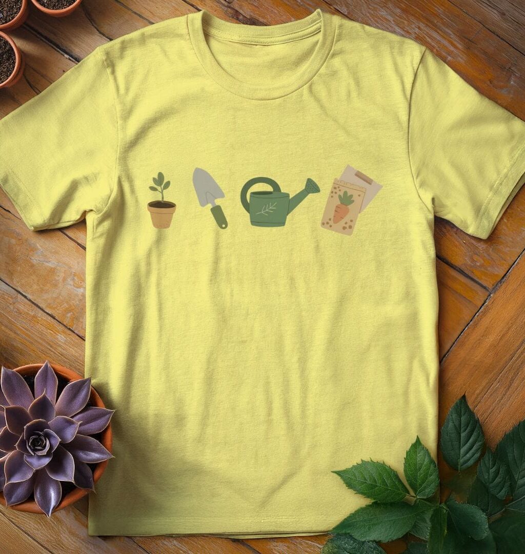 Gardening Ingredients T-Shirt - Gardeners, Plant Lovers Gifts