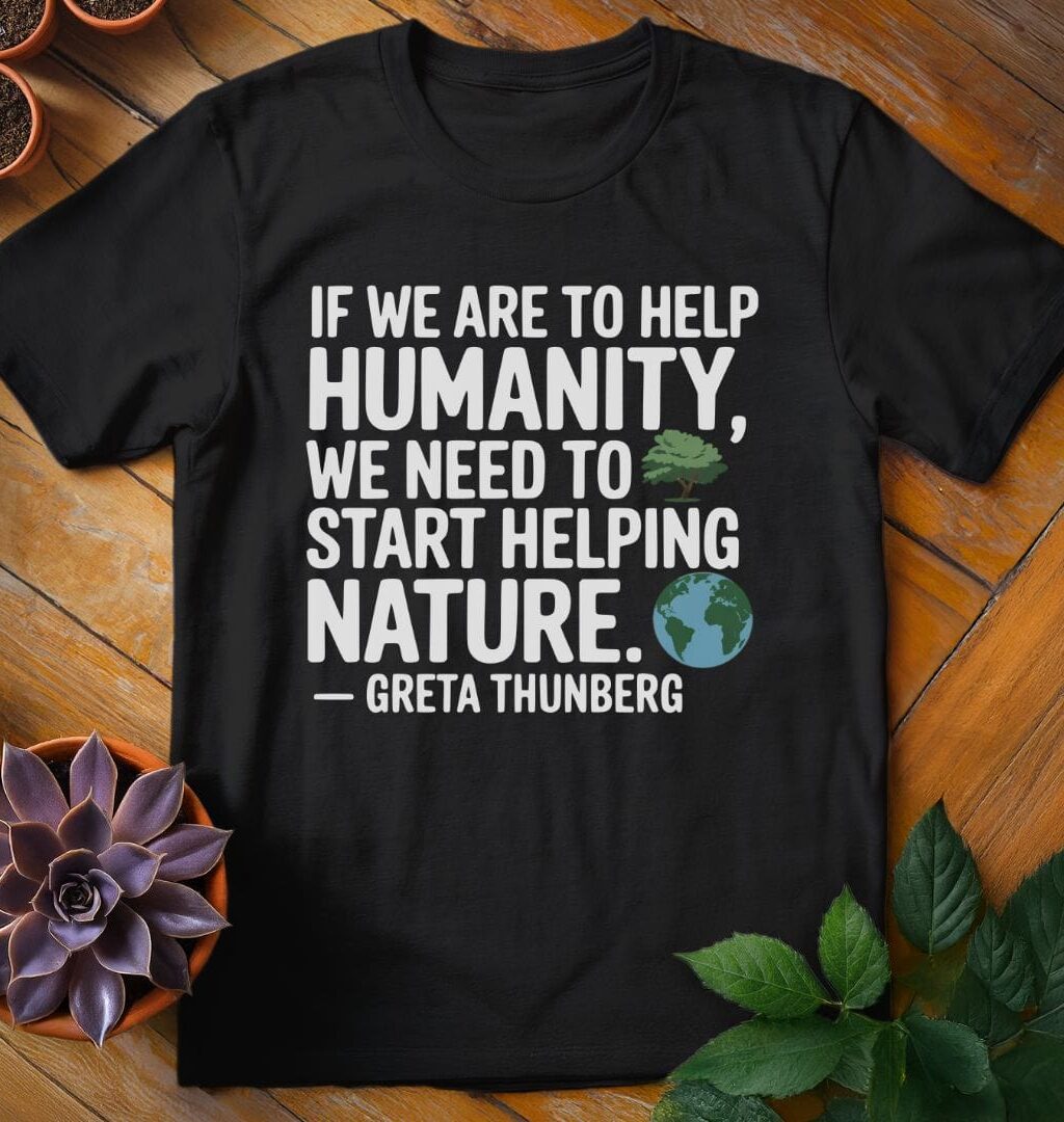 Greta Thunberg Quote T-Shirt - Gardeners, Plant Lovers Gifts