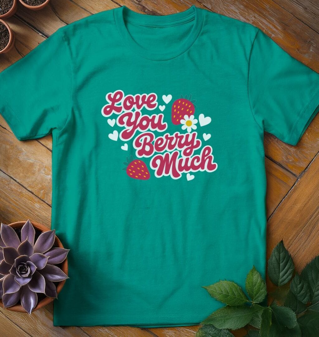 Love You Berry Much T-Shirt - Gardeners, Plant Lovers Gifts