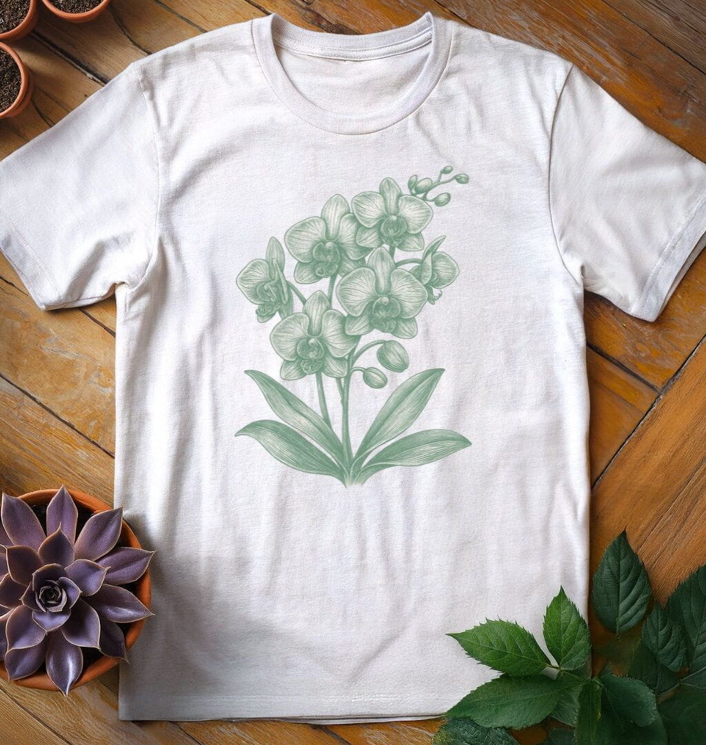 Orchid T-Shirt - Gardeners, Plant Lovers Gifts