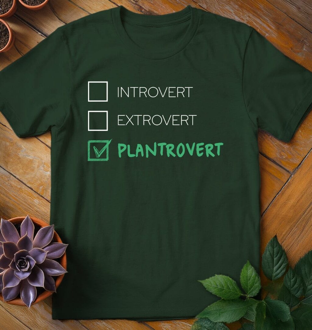 Plantrovert T-Shirt - Gardeners, Plant Lovers Gifts