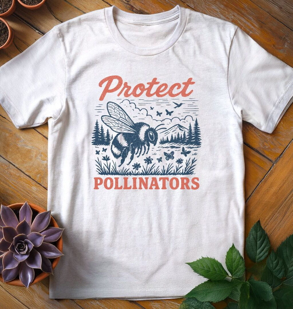 Pollinators T-Shirt - Gardeners, Plant Lovers Gifts