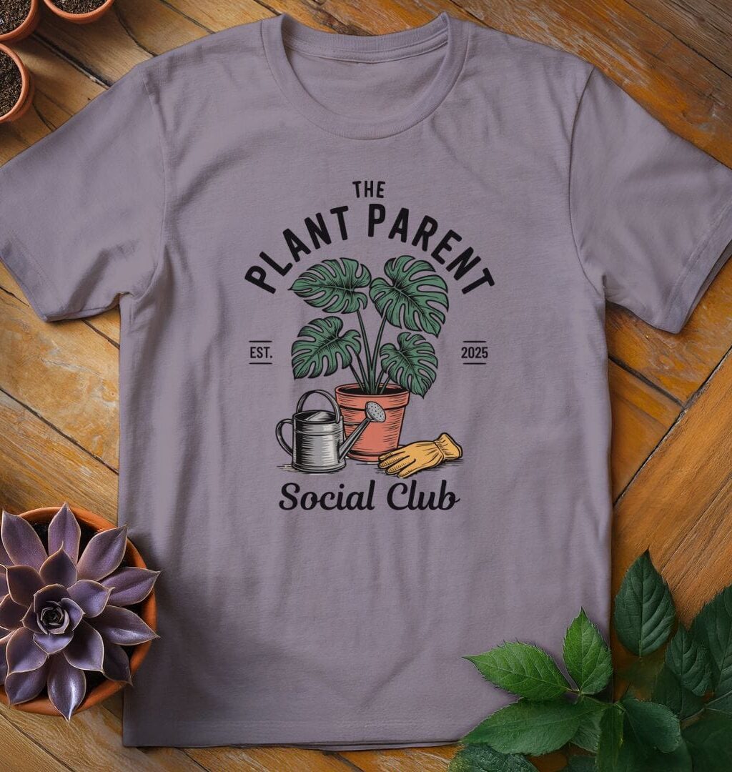 The Plant Parent Social Club T-Shirt - Gardeners, Plant Lovers Gifts