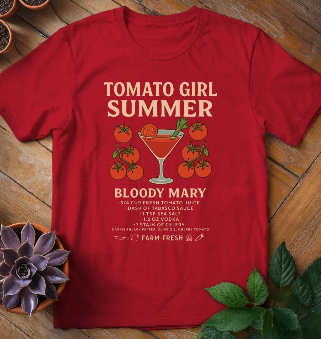 Tomato Girl Summer T-Shirt - Gardeners, Plant Lovers Gifts