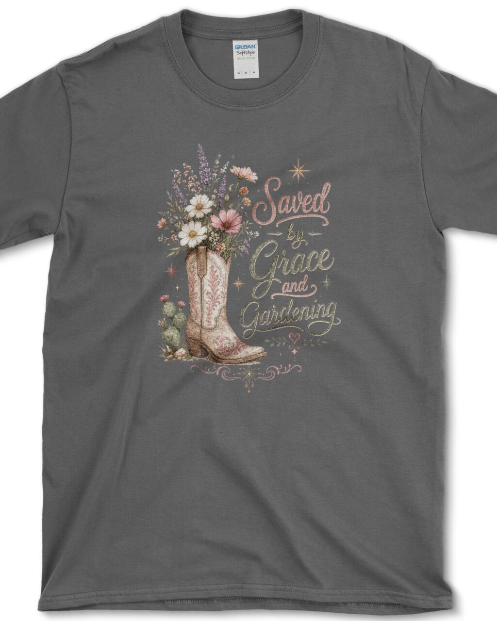 Grace And Gardening T-Shirt - Gardeners, Plant Lovers Gifts